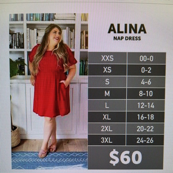 Lularoe S Alina Dress - Picture 6 of 6